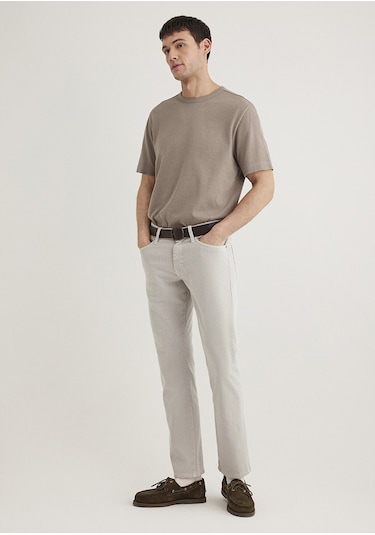 Mavi - Hunter Comfort Bej Gabardin Pantolon 0020283628 Bej