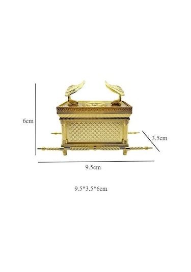 Suntek Magideal Ahit Sandığı Tahsil Metal El Sanatları 9.5x3.5x6cm
