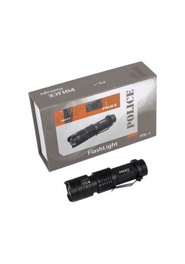 Police Ps-1 (Ps-8468) Cree Led El Feneri Siyah
