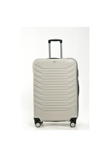 Yefa Pp Polipropilen Kırılmaz Orta & Kabin Boy 2'li Valiz Seti Kemik