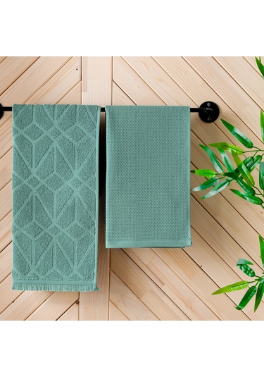 Schafer Solid Home 2 Li Kurulama Bezi 40x60 Cm-yeşil