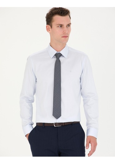 Pierre Cardin Erkek Açık Mavi Basic Gömlek 50277147-vr003 Açık Mavi