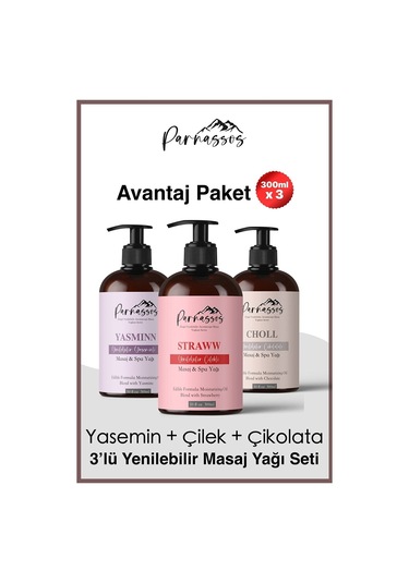 Parnassos Çilek Yasemin Özü Çikolata Ipeksi Dokunuş Aromaterapi M