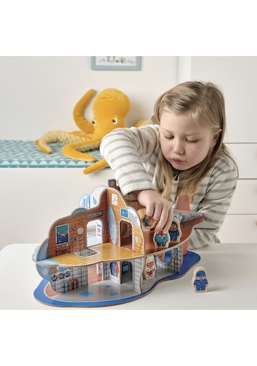 Blavıngad Oyun Seti Eğitici Blok Denizaltı 11 Parça Oyuncak