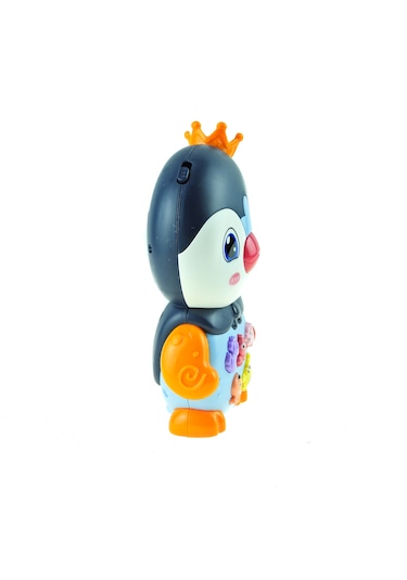 Oyuncak Penguen Işıklı Sesli Sevimli Penguen 16 Cm