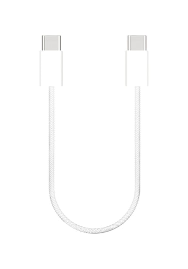 Galaxy Z Flip7 Uyumlu Type-c To Type-c Kısa Pd Hızlı Şarj Ve Data Kablosu 60w
