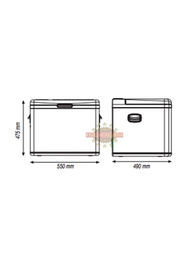 Indel B Oto Buzdolabı 45 Litre Kompresörlü Travel Box Tb45
