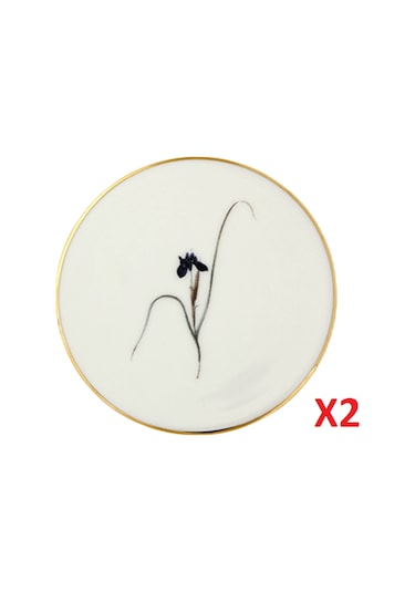 Porland Botanical Desen Bardak Altlığı 10cm 2'li 04ALM006633 Çok Renkli