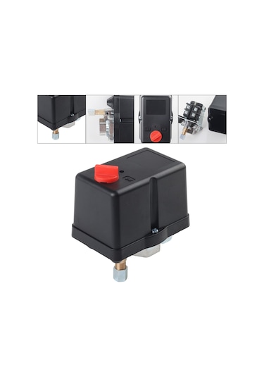 Suntek Hava Kompresörü Basınç Şalteri Yatay 5,5-ila-8-kg