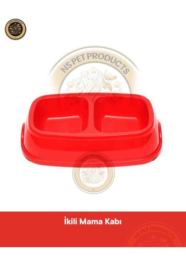 Büyük 2 Bölmeli Mama Kabı 2x400ml