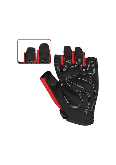 Yazlık Kısa Motosiklet Eldiveni Birinci Kalite Korumalı