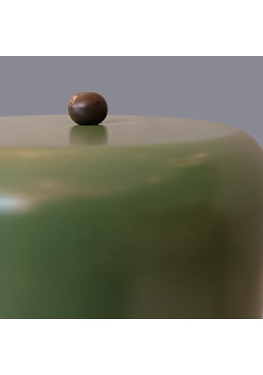 Olive Yeşil Masa Lambası Antrasit
