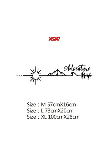 X6247-altın-l 73 Cm X 20 Cm-moda Kamp Macera Vinil Yapışkan Camper Van Suv Dekorasyon Çıkartmaları Karavan Rv Vinil Çık