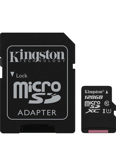 KINGSTON 128GB CANVAS SDCS2/128GB MICRO-SD H  FIZA KARTI