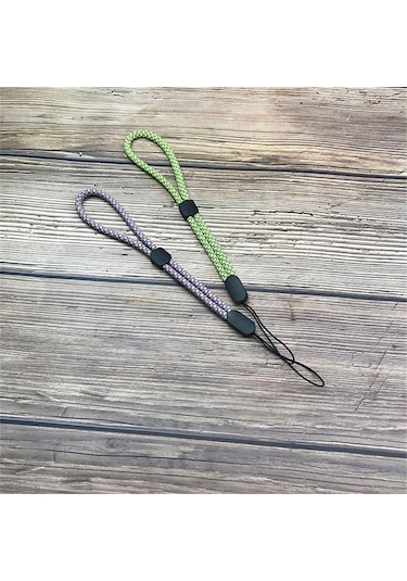 Turuncu Bileklikler Cep Telefonu Zinciri Ayarlanabilir Telefon Bilek İpi Cep Telefonu Askısı Anahtarlıklar