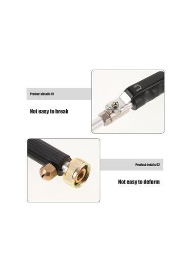 Lqg Yüksek Basınçlı Güç Yıkama Değnek Bakır Su Hortumu Ağzı