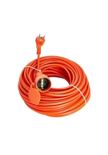 Uk2015 20m, 1.5mm X 3, Sey. Uzatma Kablosu - Turuncu