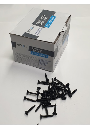 Knauf Profect Sivri Uçlu Alçıpan Vidası 35x25 Mm 3,5X35