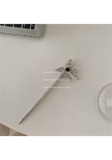 Yeni Retro Geometrik Kelebek Saç Tokası Tatlı Havalı Kız Başlığı Metal Tarzı Çok Yönlü Saç Süsü 23 Çok Renkli