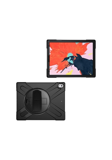 Duxweel Apple Uyumlu iPad Pro 12.9 3.Nesil Standlı Zırh Kılıf/Shockproof