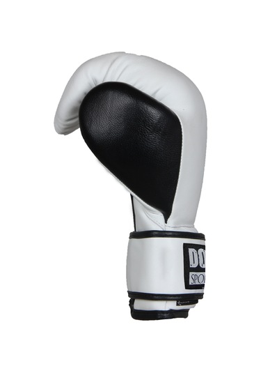 Dosmai Profesyonel Deri Boks Kick Boks Eldiveni Beyaz Siyah El347 Beyaz - Siyah