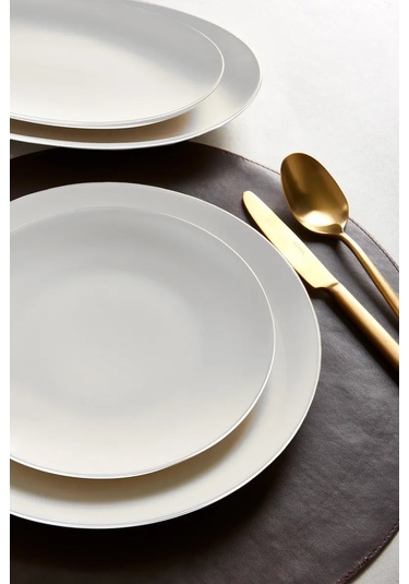 Gural Porselen 20 Cm Kemik Porseleni Tatlı Tabağı 253225892 Beyaz