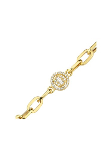 Altınsepeti Altın Baget Taşlı Ataç Bileklik As412Bl Altınsepeti Sarı Altın