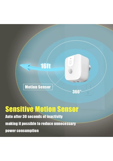 Youtek Xs-010-pır Akıllı Led Pır Sensörlü Duvar Lambası, 1.5w Isık Kontrol Ve Şarj Fonksiyonu, Koridor, Balkon, Garaj Için Dış Ve İç Aydınlatma Kare, Sıcak Işık Diğer