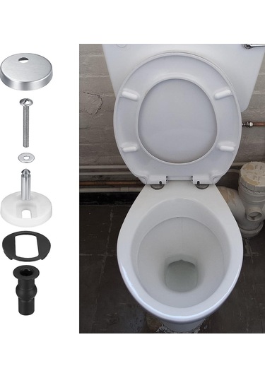 2 Adet Klozet Kapağı Menteşe Braketi, Hızlı Açılan Menteşeler, Klozet Kapağı Menteşe Braketleri Diğer