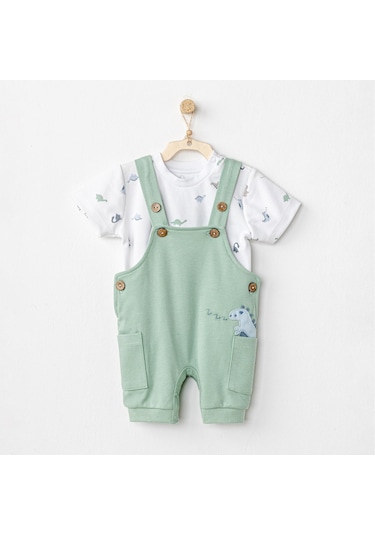 Andywawa Jumpsuit Dinosaur Bebek Salopet AC24571