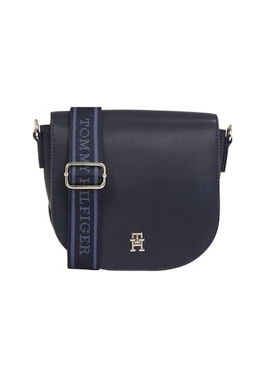 Tommy Hilfiger Kadın Th Monogram Çanta Lacivert