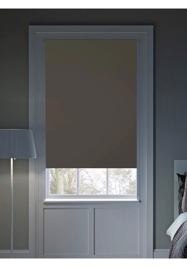 Venassa Antrasit Blackout Stor Perde Güneş Geçirmez Perde Zebra