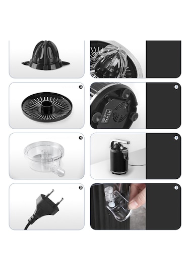 Rowenger D-8037F 600 W Elektrikli Meyve Sıkacağı