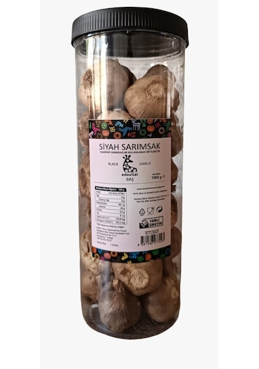 Edovital Siyah Sarımsak Baş 1 KG