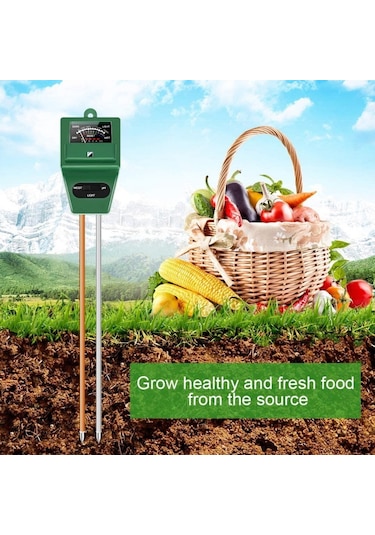 Unichrome Toprak PH Ölçer Ve Nem Ölçüm Cihazı