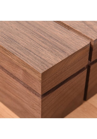 Suntek Banyo Otel Restoranı Için Ahşap Doku Kutusu Dekoratif Odun