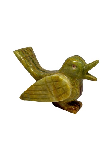 Oniks Doğal Taş Kuş Fiğürlü Biblo - Dekoratif Kuş Biblo
