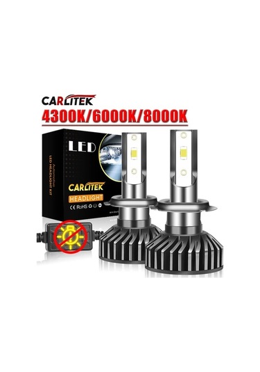 Flybuy H7 H11 H4 Led Far Lambaları Canbus, H1 Hb3 9005 H8 Hb4 9006 H9 H9 9012 Turbo 6000k H9 12 12