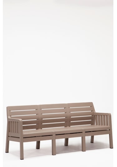 Lara 3'lü Mindersiz Koltuk Balkon&teras Bahçe Koltuk / Cappucino Bej