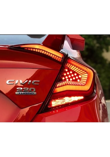 Honda - Civic Fc5 2016-2021 Uyumlu Omurga Led Stop Kırmızı