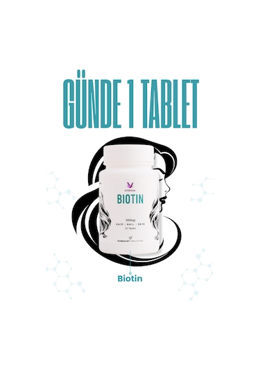 Vitisfera Biotin 5000 Mcg 60 Tablet