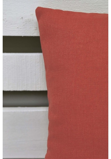 Melodie Keten Kırlent Mercan 50X50 Cm