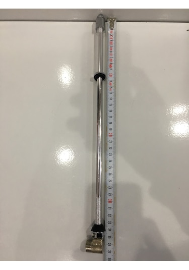 Krom Kaplama Metal Taharet Çubuğu 37Cm N11.576