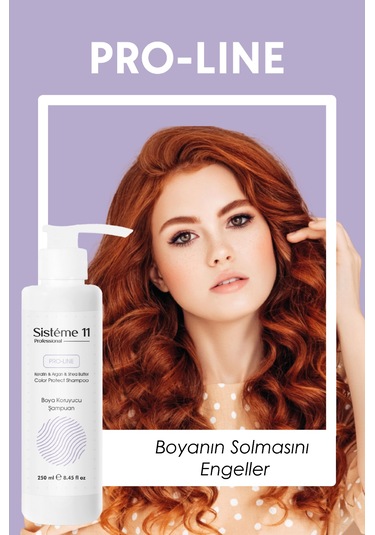 Sisteme 11 Boya Koruyucu Şampuan 250 Ml Boyalı