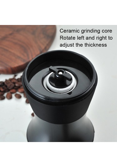 Taşınabilir Kahve Öğütme Ev Kahve Makinesi (Siyah)