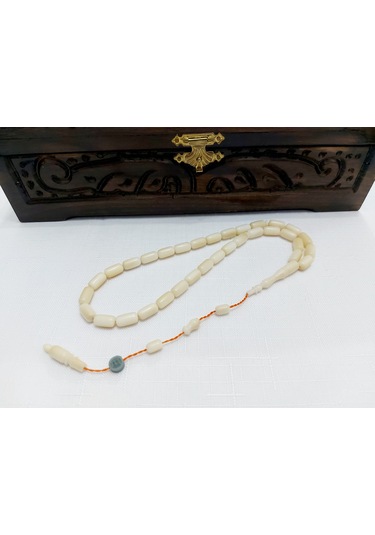 İbrahim Uysal Usta İmzalı Kapsül Kesim Narçıl Tesbih Ölç 6,5x11.5