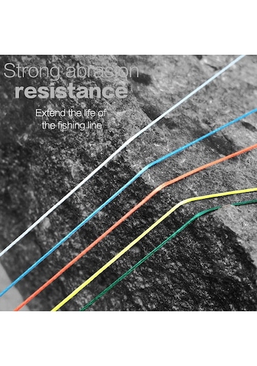 Jof 100m 0.8 Yüksek Mukavemetli Pe 8 Telli Olta Anti-ısırık Örgülü Olta Teli - Sarı