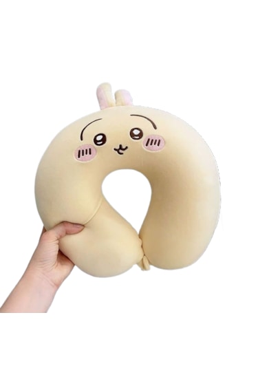 Karikatür Sevimli U-şekilli Yastık Boyun Desteği Servikal Yastık-
