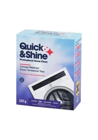 Quick&Shine Çamaşır Makinesi Kazan Temizleme Tozu 250 G