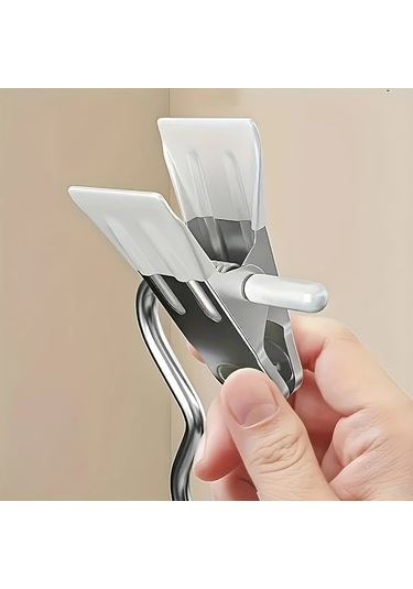 Awesomestore 5 Adet Paslanmaz Çelik Askı Kumaş Ve Pantolon İçin Nazik Rastgele Renk